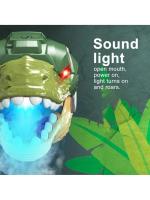 Guantes De Spraying Dinosaurio Eléctrico Con Cabeza De Dinosaurio Y Bocaza Móvil Ojos Luminosos Y Sonido De Rugido Regalo Para Niños Y Niñas - details 0