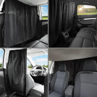 Cortinas De Ventana Para Coche Universal Cortinas De Sol Divisor Entre Asiento Trasero Blackout Camperize Sunscreen Material Sintético - details 4