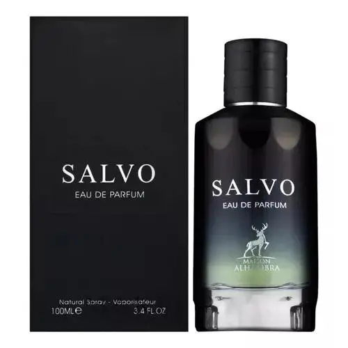 SALVO PARFUM BY MAISON ALHAMBRA EAU DE PARFUM X 100 ML. FOR MEN ****VIBRANTE Y MASCULINA**** - 1