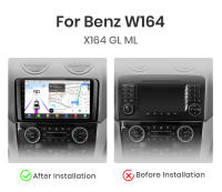 Junsun Android 13 Radio para Mercedes Benz M-Class W164 GL-Class X164 ML GL de Coche con Chip Qualcomm de 8 Núcleos CarPlay Inalámbrico Autorradio Estéreo Pantalla HD Multimedia - details 2