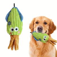 Juguete Interactivo Para Perros Mordedor De Peluche Duradero Con Sonido Squeaker Juguete De Masticar Para Mascotas Indestructible Para Cachorros - details 9