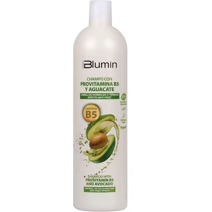 BLUMIN URBAN CHAMPÚ CON PROVITAMINA B5 Y AGUACATE CABELLOS NORMALES O TEÑIDOS EFECTO ANTI-FRIZZ 1000 mL - 1