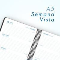 Dohe - Agenda Escolar 2025 2026 - Semana Vista, Tamaño A5 (15x21 cm), Español e Inglés, Cierre de Espiral Doble y Goma, Tapa Dura, 4 Páginas de Pegatinas - C'Est La Vie - details 4
