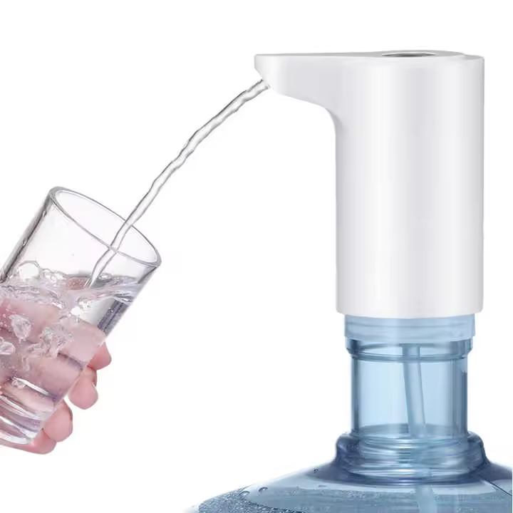 Dispensador de agua eléctrico portátil con bomba, sin contacto, carga USB, capacidad de 2.5 galones, plástico frío, el más vendido - 1