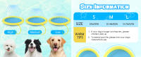 Nobleza - Piscina para Perros Grandes, D100cm/39in Piscina Plegable para Perro, Splash Pad Perro, Espesar 0.55mm, Antideslizante Tapete de Juegos de Agua, Juguete de Verano para Jardín al Aire Libre - details 4
