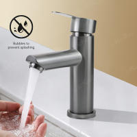 Grifo De Baño Acero Inoxidable Mezclador De Agua Caliente Y Fría Accesorios De Baño Grifo De Lavabo Instalación Montada En La Superficie Cerámica Para Válvula Material Metálico - details 3