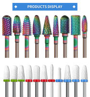 Juego De Brocas Para Uñas Y Cutículas Cerámica Diamante Carburo Para Eliminador De Acrílico Gel Manicura Para Hogar Y Salón - details 0