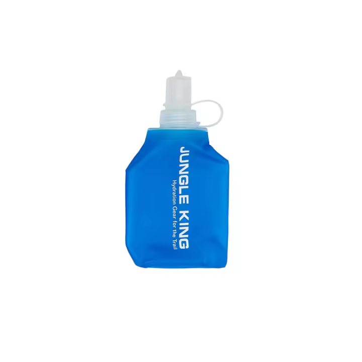 Botella De Agua Deportiva De Silicona Plegable 500ML Para Exterior Viajes Correr Con Funda De Hidratación Para Chaleco Vest - 1