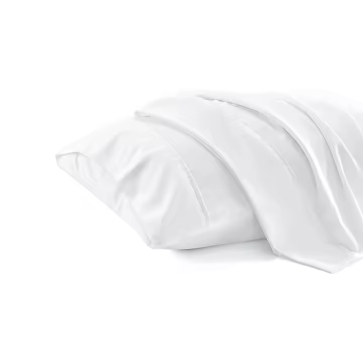 Funda De Almohada De Microfibra Tejida De Alta Calidad Con Cierre Envolvente Suave Y Respirable Protector De Almohada Fácil De Cuidar - 1