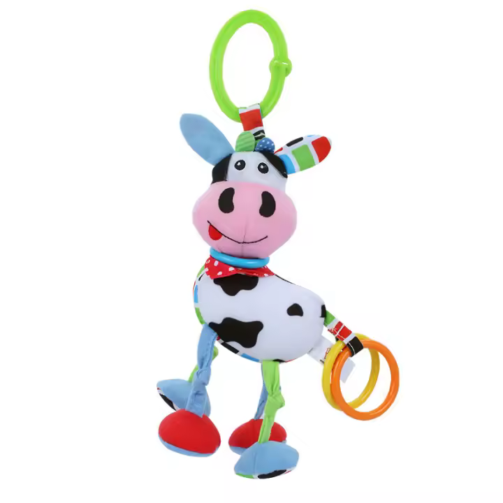 Adornos relajantes para bebés recién nacidos de Jollybaby, muñeco de peluche, cama colgante, cochecito de bebé, juguete colgante - 1