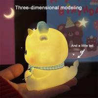 Lámpara De Noche Creativa De Dibujos Animados Dragón Año Nuevo Decorativa Para Habitación De Niños Luz LED De Mesa Sin Pilas Incluidas - details 3