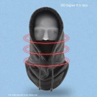 Balaclava De Invierno Para Hombres Capucha De Poliéster Térmica Resistente Al Viento Máscara Facial Y Cuello Calentador Para Ciclismo Y Esquí - details 11