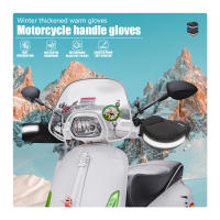 Cubierta De Pierna Para Scooter Funda De Rodilla Calentador Impermeable Y Antigolpes Para Vespa GTS Moto De Invierno Adecuado Para Honda Peugeot Yamaha - details 26