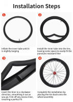 Almohadilla De Protección Para Rueda De Bicicleta MTB Anti-Afilado Y Antipinchazo Mat De Interior Para Ruedas De Montaña - details 9