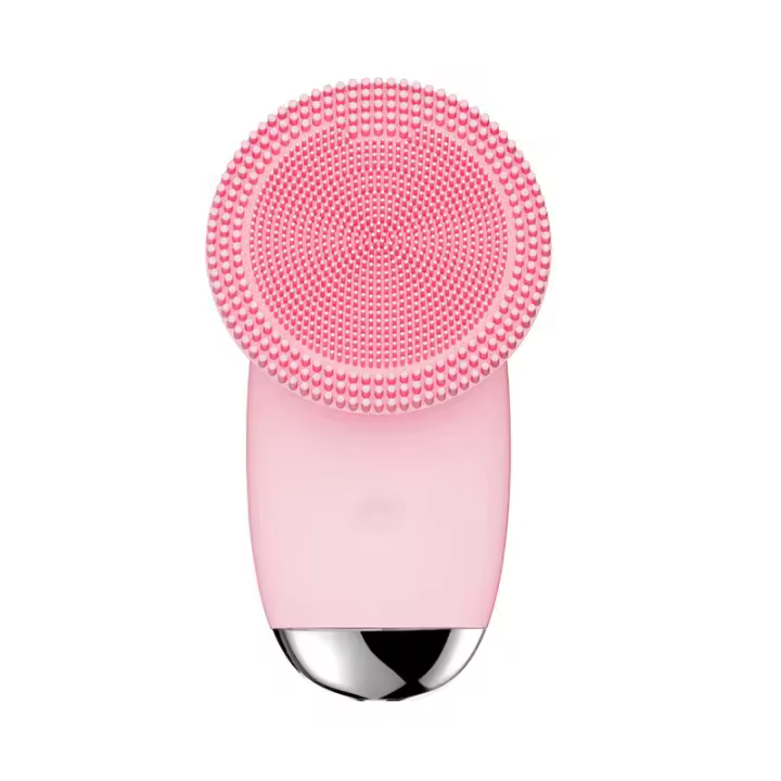Cepillo de Limpieza Facial - Dispositivo Eléctrico de Silicona para Desmaquillaje y Masaje, Magnético Recargable, IPX7 Resistente al Agua (Con Base) - 1