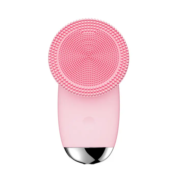 Cepillo de Limpieza Facial - Dispositivo Eléctrico de Silicona para Desmaquillaje y Masaje, Magnético Recargable, IPX7 Resistente al Agua (Con Base) - 1
