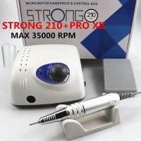 Nueva Llegada 2024 Máquina De Manicura Eléctrica STRONG 210 pro 105 105L Con Brocas De Uñas 65W 45000/500000rpm Para Manicura Y Pedicura - details 8