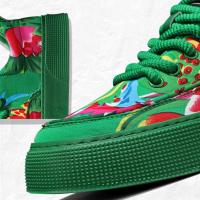 Zapatos Casual Para Hombre Con Diseño Floral Ligeros Y Confortables Plataforma Antideslizante Transpirables Para Caminar Y Correr - details 2
