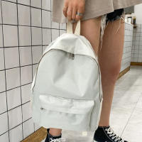 Mochila Preppy Para Estudiantes Gran Capacidad Botón Viaje Sólida Simple Harajuku Chic Moda Retro Unisex Alta Calle - details 15