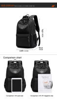 Mochila de de de Color sólido para hombres y mujeres, bolsos bolsos escolares alta capacidad, hombro - details 8