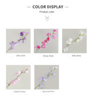 Bouquet De Flores Artificiales De Pea Japonesa 62CM Colores Ligero Morado Rosa Rojo Blanco Adecuado Para Decoración De Hogar Bodas Fotografía Propiedades - details 5