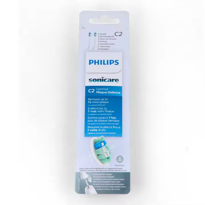 Avent 2 Cabezales Optimal Plaque Control Diario Dureza Media Hx9022/10 - 1