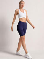 Shorts De Cintura Alta 2XXL Para Mujer En 16 Colores Estilo Fitness Con Bolsillos Y Compresión Ropa Deportiva Casual De Verano Nylon - details 31