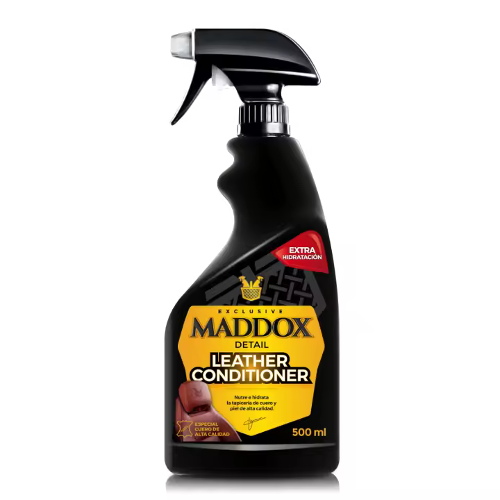 Maddox Detail - Leather Conditioner - Acondicionador de Cuero y Piel, Hidratante de Cuero. Interior del Coche Nuevo. Producto Profesional, 500 ml. Limpiador Tapiceria Coche. - 1