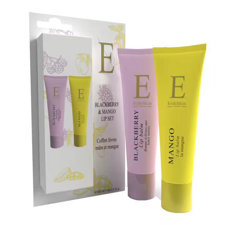 ErthSkin London Set de bálsamo labial de mango y mora - 1