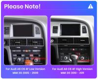 Junsun-Radio Multimedia con GPS para coche Radio con Android 11  8.8 pulgadas CarPlay inalámbrico estéreo para Audi A6 C6 4F 2005-2009 - details 0