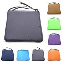 Cojín De Silla De Poliéster 35x35cm Con Correa Antideslizante Para Comedor Sofa Oficina Coche - Almohada De Asiento Interior Hogar - details 16