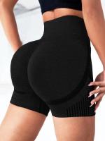 Shorts De Yoga Para Mujer Cintura Alta Fitness Running Pantalones De Gimnasio Levantamiento De Glúteos Sportswear Yoga Push up Shorts De Entrenamiento - details 6