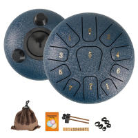 Kit De Tambor De Lengüeta De Acero Miwayer 6" 11 Notas Instrumento De Sanación Sonido De Lluvia Herramienta Para Ansiedad Yoga/Medical/Aire Libre - details 5
