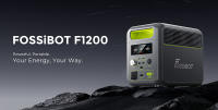 FOSSiBOT F1200 Estación de energía portátil, capacidad 1024Wh, potencia nominal 1200W, 3 modos luz LED, 7 puertos salida, protección BMS, cambio menos de 10ms, regulador entrada 5 velocidades, batería LiFePO4 de grado EV, más 4000 ciclos - Enchufe la UE. - details 0