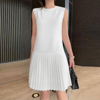 Vestido Mini Sin Mangas Para Mujer ZANZEA Elegante Y Casual De Verano Estilo Suelto Con Pliegues Y Cuello En V Vestido De Fiesta Para Vacaciones - details 3