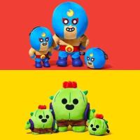 Juguete De Peluche Supercell Cartoon Spike 10cm-25cm Almohada De Algodón Suave Muñeco De Carácter De Juego Lindo Reglamento CE Origen China Piel De Plush - details 4