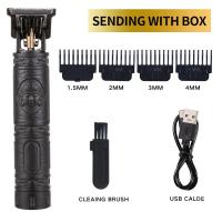 Afeitadora Eléctrica Profesional Para Hombres Trimmer De Pelo Recortadora De Barba Corte De Pelo Para Barbero Tiempo De Uso 40 Minutos Recarga Rápida 2.5h - details 1