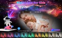 Proyector De Galaxia Para Dormitorio Decoración Regalo Para Niños Luz Nocturna Astronáutica Planetario Rotativo 360° - details 2