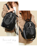 Mochila de cuero para Mujer, Bolso de un solo hombro, Bolso Escolar, Bolso de viaje de gran capacidad, Bolso casual de moda versátil - details 16