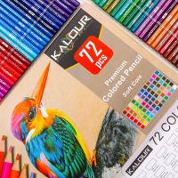 KALOUR Set De Lápices De Colores Profesionales 50/72/180/240/300 Pcs Lápices De Aceite Para Dibujos Y Pintura Artística Suministros Para Colorear - details 64
