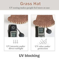 Sombrero de Paja de Verano para Mujer con Protección UV, Ajustable y Plegable, Ideal para Playa y Viajes – Disponible en Negro, Verde, Beige, Gris, Rojo y Khaki - details 3
