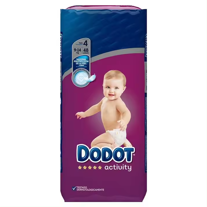 Dodot Activity Value Pack Talla 4 48uds - Más Suave que Nunca - 1