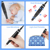 Máquina De Uñas Eléctrica Recargable 35000RPM Sin Cable Para Pintura De Uñas Y Gel Acrílico Portátil Y Profesional Con Velocidad Sin Carga De 35000rpm - details 12