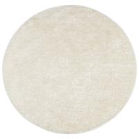 vidaXL Alfombra pelo largo aspecto brillante ISTAN Ø 100 cm Color Antracita,  Beige,  Crema y mas Alfombras de área  Alfombra de Piso para Sala de Estar Dormitorio Habitación Salón - details 2