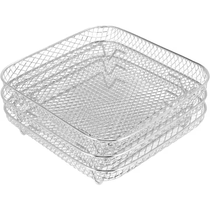 Bandeja de Acero Inoxidable para Freidora de Aire, 3 unidades - 1