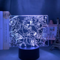 Lámpara De Noche Anime Demon Slayer Mitsuri Kanroji Figura 3D Iluminación Para Decoración De Dormitorio Regalo De Cumpleaños - details 11