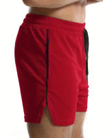 Shorts De Running Para Hombre Estilo Verano Deporte Fitness Malla Secado Rápido Transpirable Entrenamiento Pantalones De Sudor - details 38
