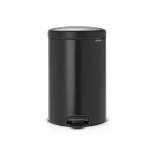 Cubo de basura BRABANTIA pedal negro 20l Newicon 114106 - 1