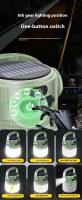 Lámpara Portátil Solar LED Recargable Impermeable Para Exteriores Noche Mercado Camping Tienda De Acampar Emergencia - details 4