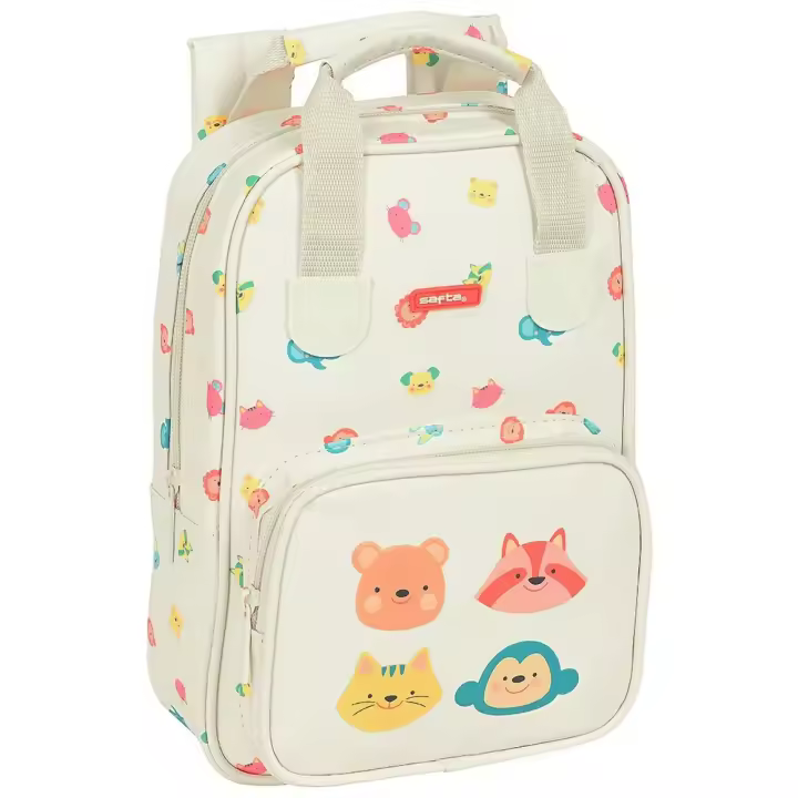 Safta Mochila Preescolar "cabecitas" Con Asas - 1